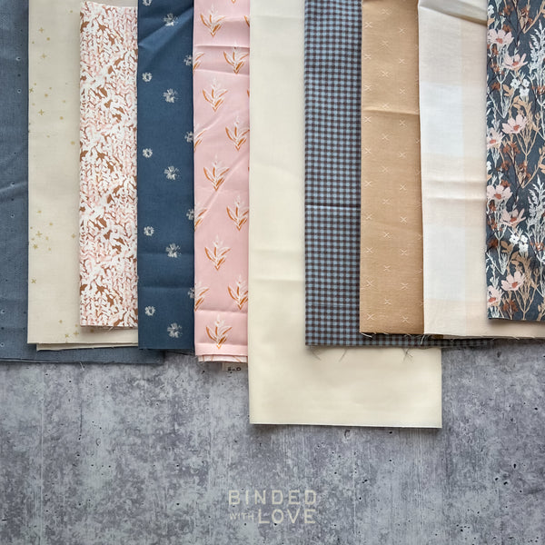 Curated Remnant Bundle | 10 Fabric End of Bolt Quilting Bundle | One of a Kind | REMNANT BUNDLE-203