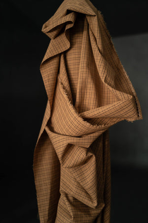 Sumac Cotton/Linen Check
