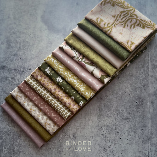 Pressed Petals Bundle | Curated 14 Fat Quarter Bundle