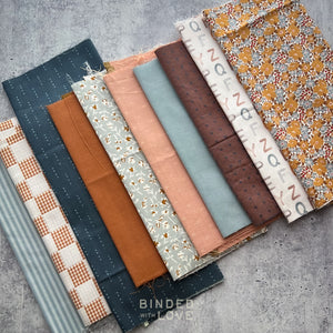 Curated Remnant Bundle | 10 Fabric End of Bolt Quilting Bundle | One of a Kind | REMNANT BUNDLE-206