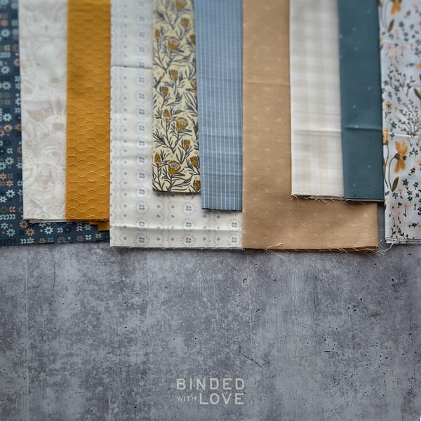 Curated Remnant Bundle | 10 Fabric End of Bolt Quilting Bundle | One of a Kind | REMNANT BUNDLE-224