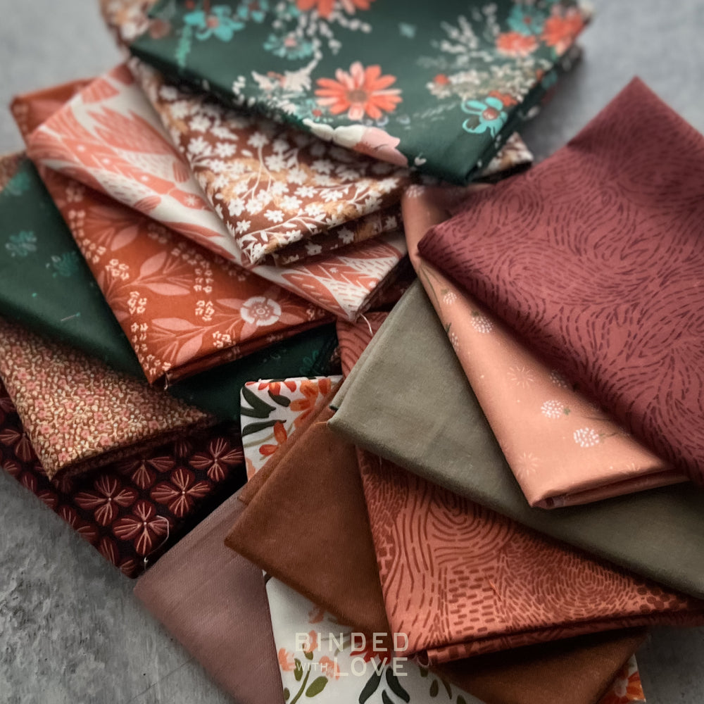 Cedar Rose Bundle | Curated 14 Fat Quarter Bundle