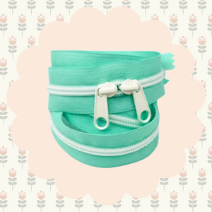 40in Handbag Zipper Beach Glass