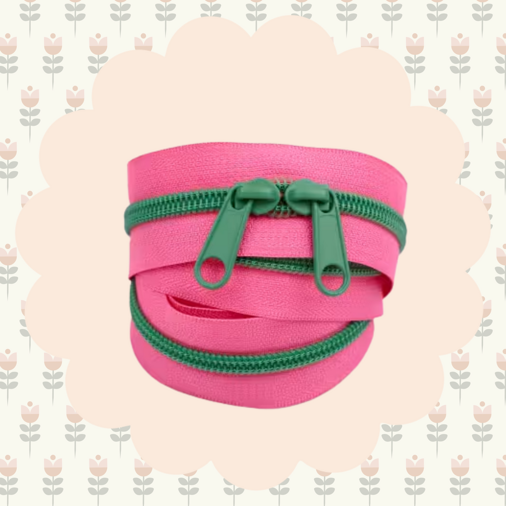 40in Handbag Zipper Dragonfruit