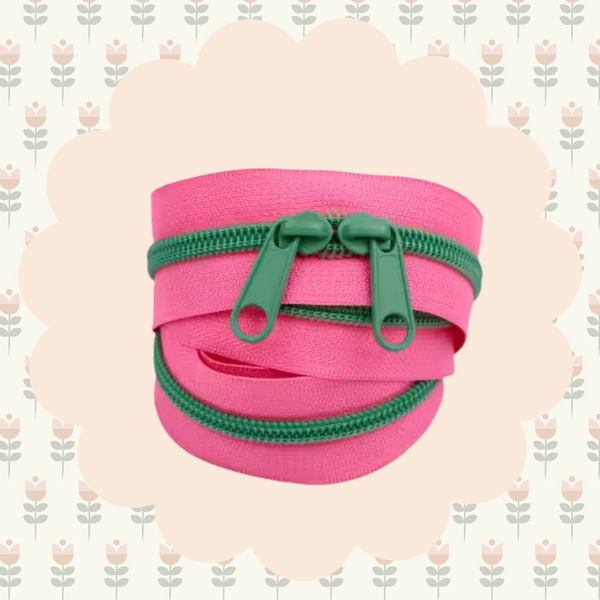 40in Handbag Zipper Dragonfruit