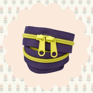 40in Handbag Zipper Electric Grape