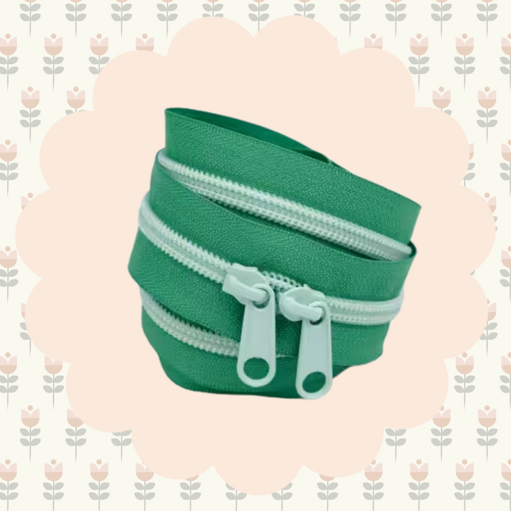 40in Handbag Zipper Ocean Wave