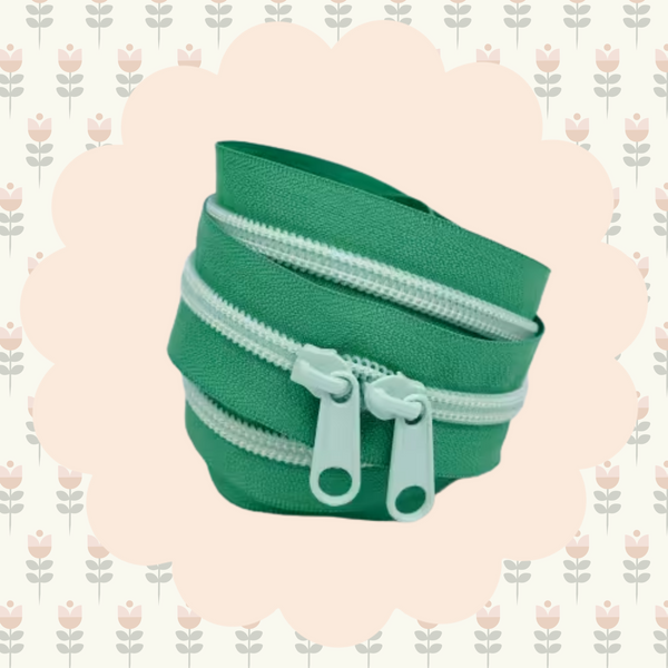 40in Handbag Zipper Ocean Wave