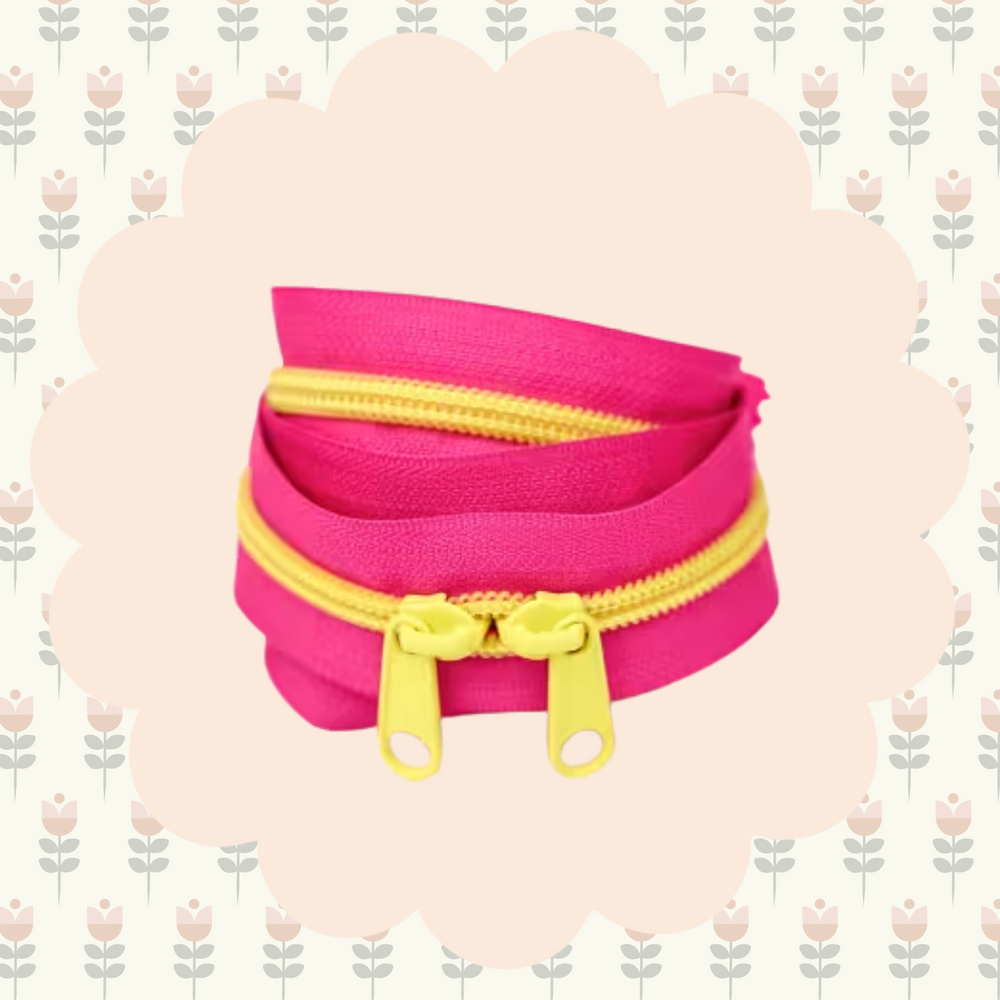 40in Handbag Zipper Razzle Lime