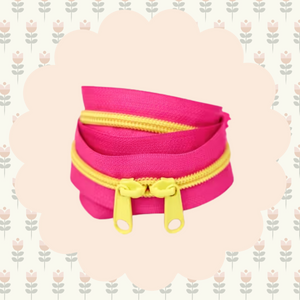40in Handbag Zipper Razzle Lime