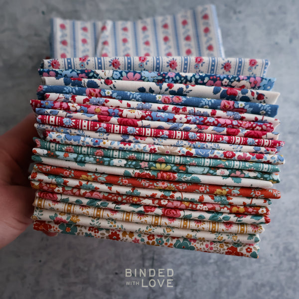 Tilda Village Life Full Collection Precut Bundle | 20 Prints | Fat Quarter Bundle | Half Yard Bundle