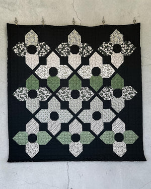 Marsh Haven Orchid Garden Throw Quilt Kit