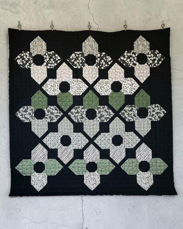 Marsh Haven Orchid Garden Throw Quilt Kit