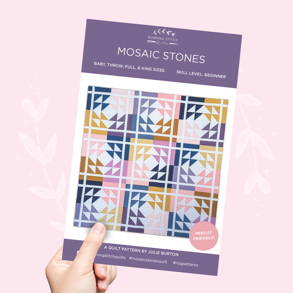 Mosaic Stones Quilt Pattern - PRINTED