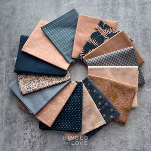 Dusty Rosewood Bundle | Curated 15 Fat Quarter Bundle