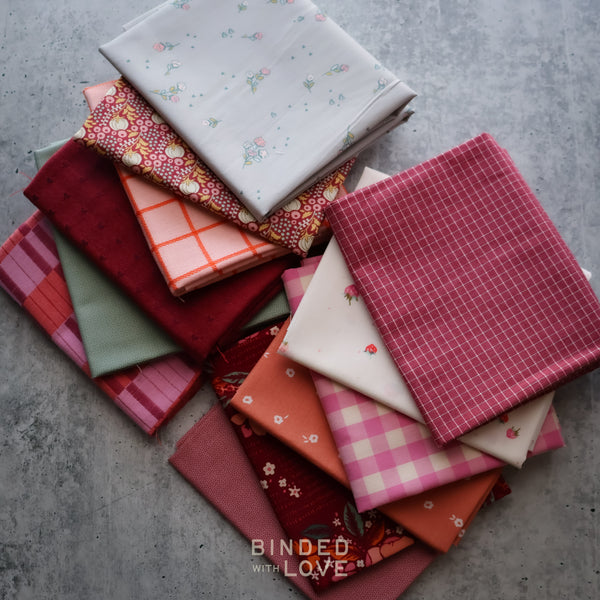 Strawberry Social Bundle | Curated 12 Fat Quarter Bundle