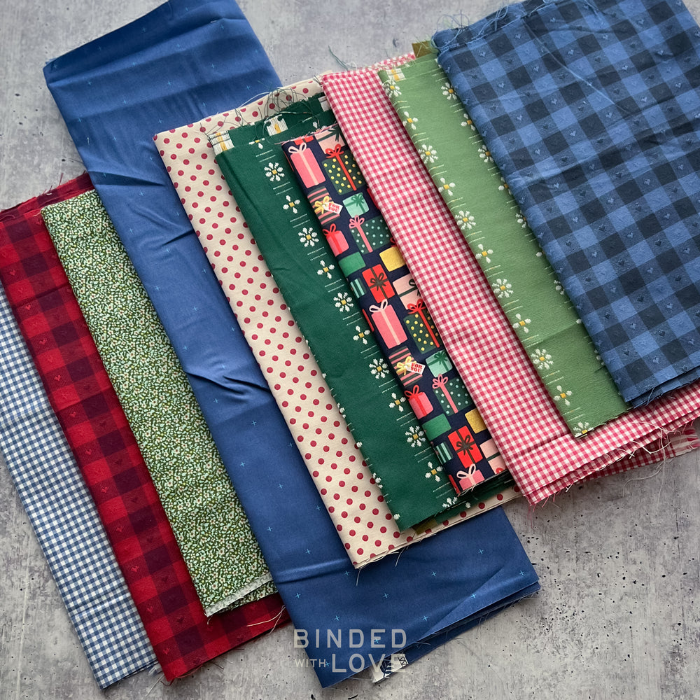 Curated Remnant Bundle | 10 Fabric End of Bolt Quilting Bundle | One of a Kind | REMNANT BUNDLE-210