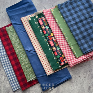 Curated Remnant Bundle | 10 Fabric End of Bolt Quilting Bundle | One of a Kind | REMNANT BUNDLE-210