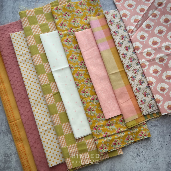 Curated Remnant Bundle | 10 Fabric End of Bolt Quilting Bundle | One of a Kind | REMNANT BUNDLE-209