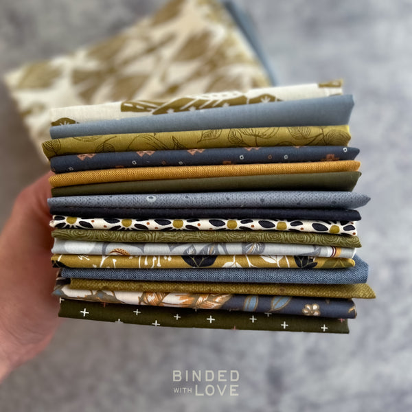 Woodland Hush Bundle | Curated 16 Fat Quarter Bundle