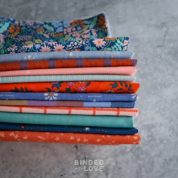 Postcard Summer Bundle | Curated 12 Fat Quarter Bundle