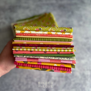 Strawberry Picnic Bundle | Curated 17 Fat Quarter Bundle
