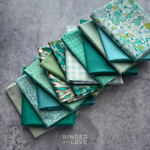 Sea Glass Garden Bundle | Curated 14 Fat Quarter Bundle