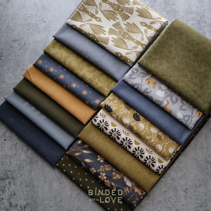 Woodland Hush Bundle | Curated 16 Fat Quarter Bundle
