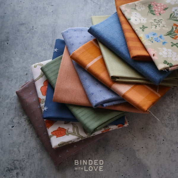 Golden Hour Garden Bundle | Curated 11 Fat Quarter Bundle