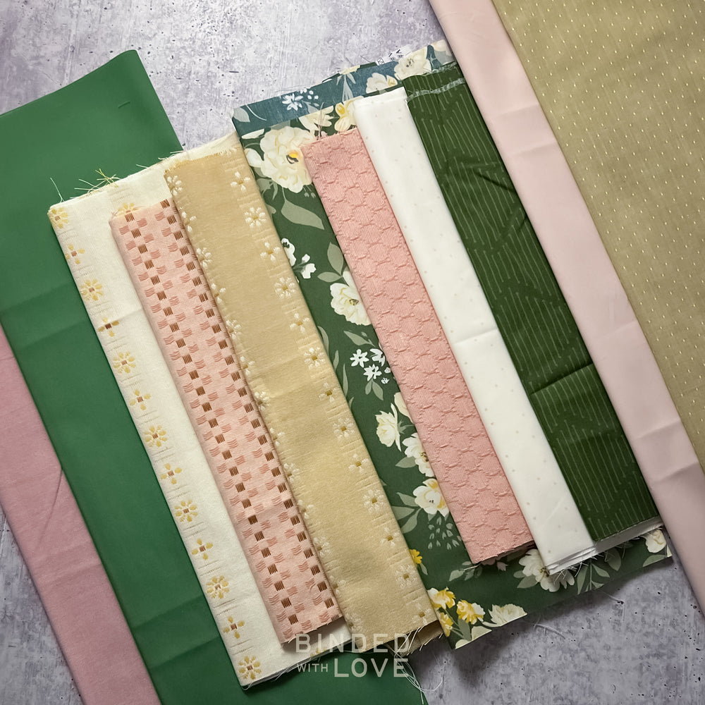 Curated Remnant Bundle | 11 Fabric End of Bolt Quilting Bundle | One of a Kind | REMNANT BUNDLE-138