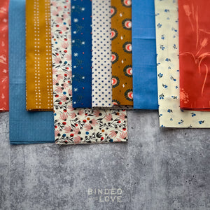 Curated Remnant Bundle | 10 Fabric End of Bolt Quilting Bundle | One of a Kind | REMNANT BUNDLE-225