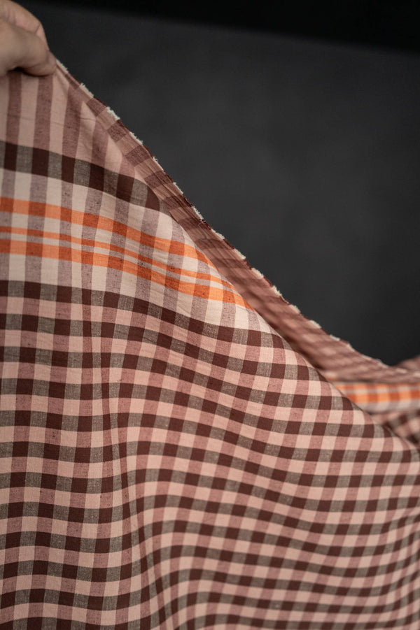 Flavour Notes Cotton/Linen Check