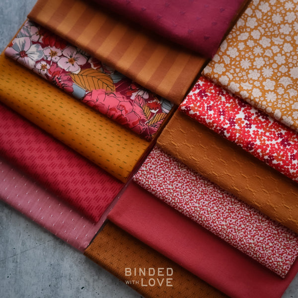 Rosy Outlook Bundle | Curated 12 Fat Quarter Bundle