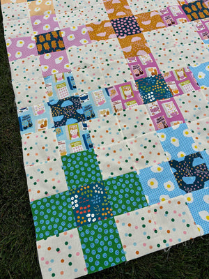 Layer Cake Nine Patch Quilt Pattern - Printed