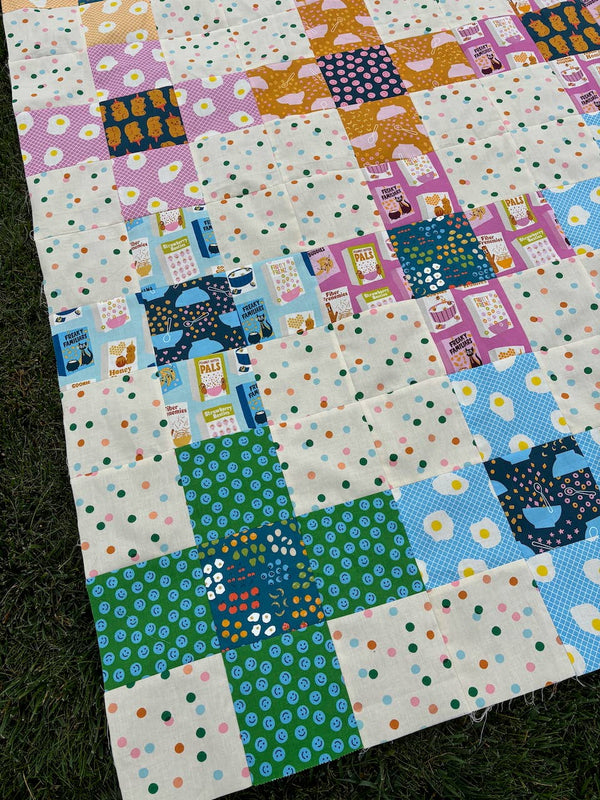 Layer Cake Nine Patch Quilt Pattern - Printed