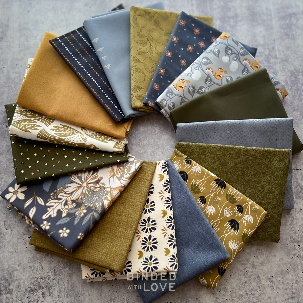 Woodland Hush Bundle | Curated 16 Fat Quarter Bundle