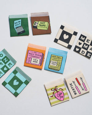 Me Made Square Garment Labels | Set of 6