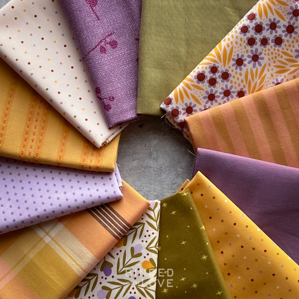 Lilac Gleam Bundle | Curated 12 Fat Quarter Bundle