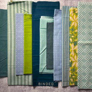 Curated Remnant Bundle | 11 Fabric End of Bolt Quilting Bundle | One of a Kind | REMNANT BUNDLE-141