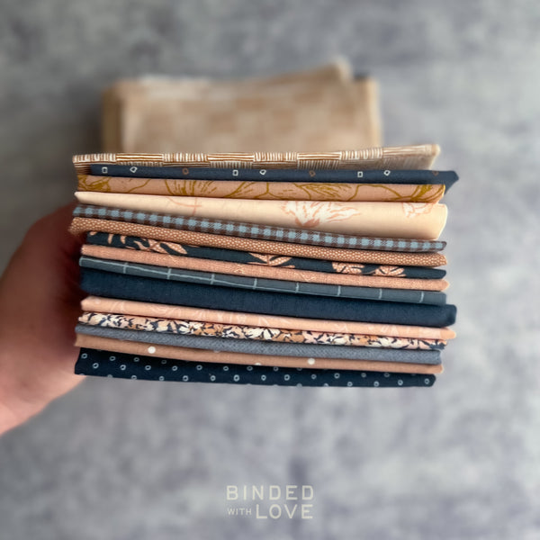 Dusty Rosewood Bundle | Curated 15 Fat Quarter Bundle