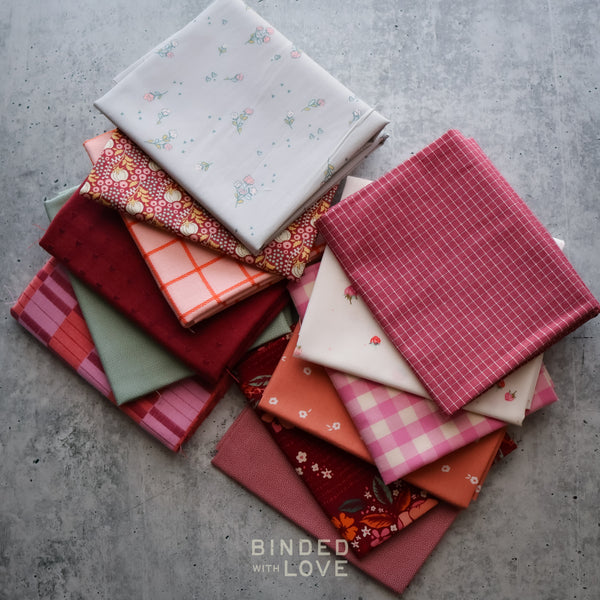 Strawberry Social Bundle | Curated 12 Fat Quarter Bundle