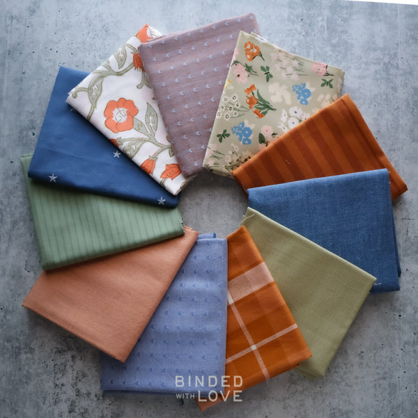 Golden Hour Garden Bundle | Curated 11 Fat Quarter Bundle