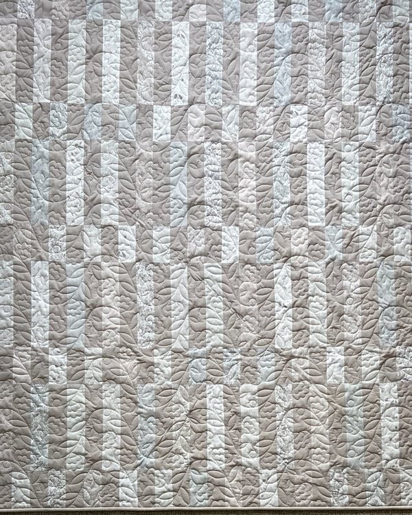 Madeline Quilt Kit – Large Throw (62” x 75”) | Neutral Quilt Kit | Beginner Friendly