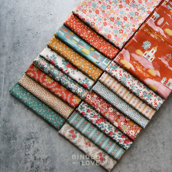 Tilda Village Life Autumn Colorway Bundle | Precut Bundle | 17 Prints | Fat Quarter Bundle | Half Yard Bundle