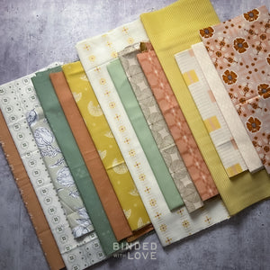Curated Remnant Bundle | 14 Fabric End of Bolt Quilting Bundle | One of a Kind | REMNANT BUNDLE-160