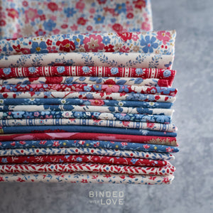 Tilda Village Life Winter Colorway Bundle | Precut Bundle | 17 Prints | Fat Quarter Bundle | Half Yard Bundle