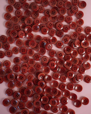 Amber 1/2" Corozo Nut Buttons | Set of 8