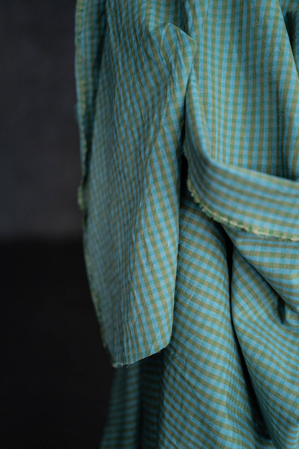 Springwater Cotton/Linen Check