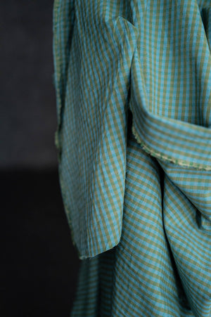 Springwater Cotton/Linen Check
