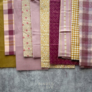 Curated Remnant Bundle | 10 Fabric End of Bolt Quilting Bundle | One of a Kind | REMNANT BUNDLE-223